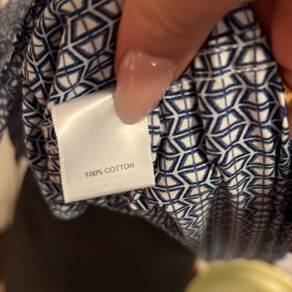 Murano blue mens shortsleeve button down collar business casual dress shirt MED​ - Picture 10 of 10